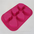 Silicone Bakeware -6 cavity heart